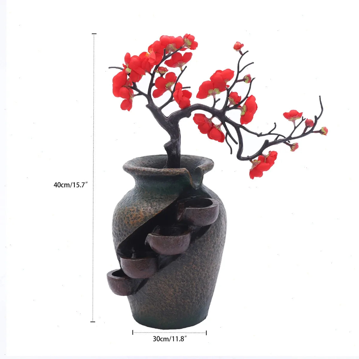 Tranquil Bymaocar Tabletop Fountain For Desk Serenity