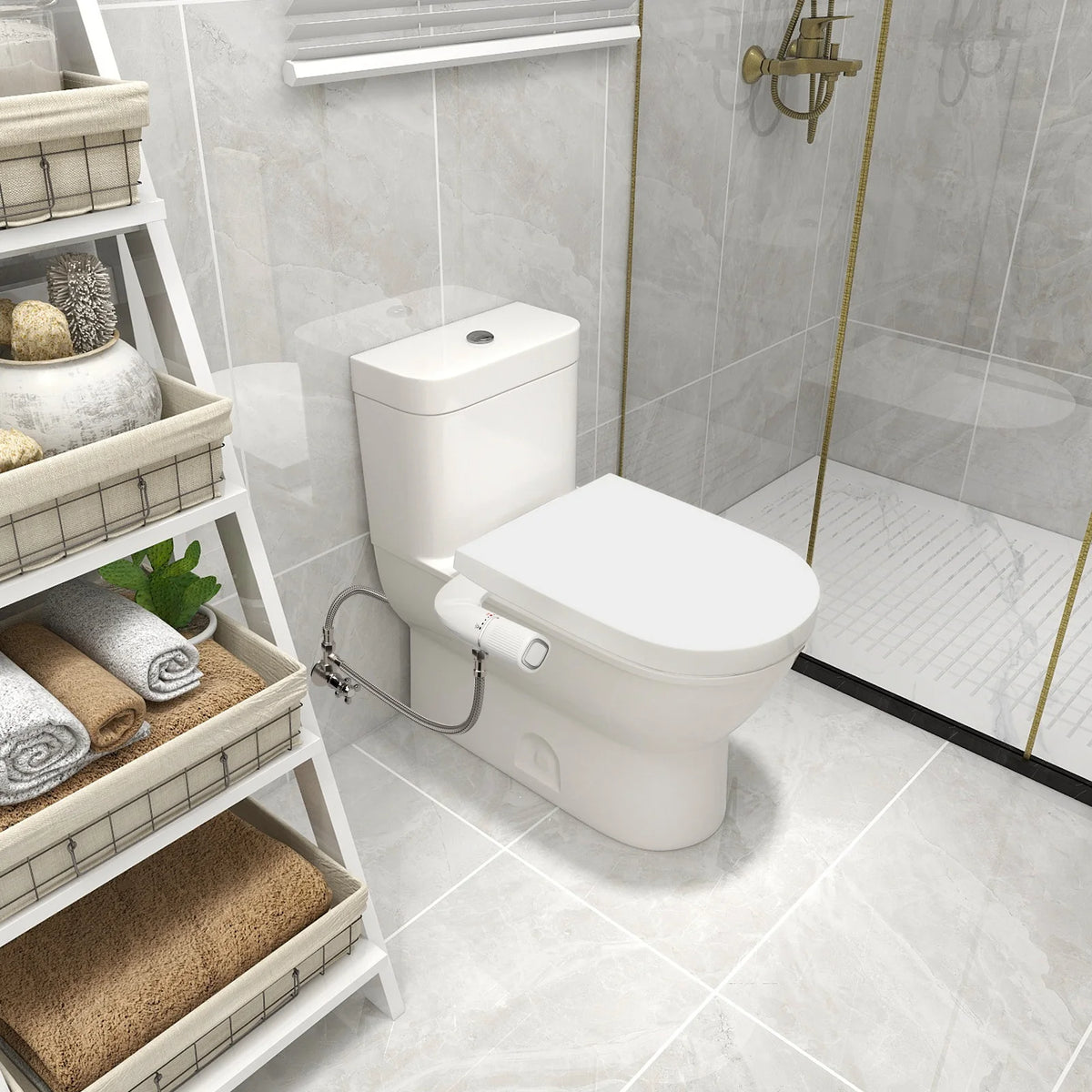Samodra Upgraded Dual Nozzle Bidet For Gentle Clean Modern Home Hygiene