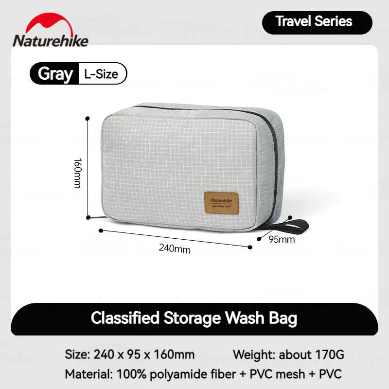Naturehike SN03 Waterproof Dry Wet Hanging Toiletry Bag