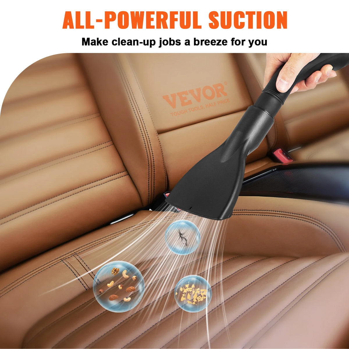 SucceBuy Wet Dry Vac With HEPA Filter 3 In 1 Portable Blower For Garage