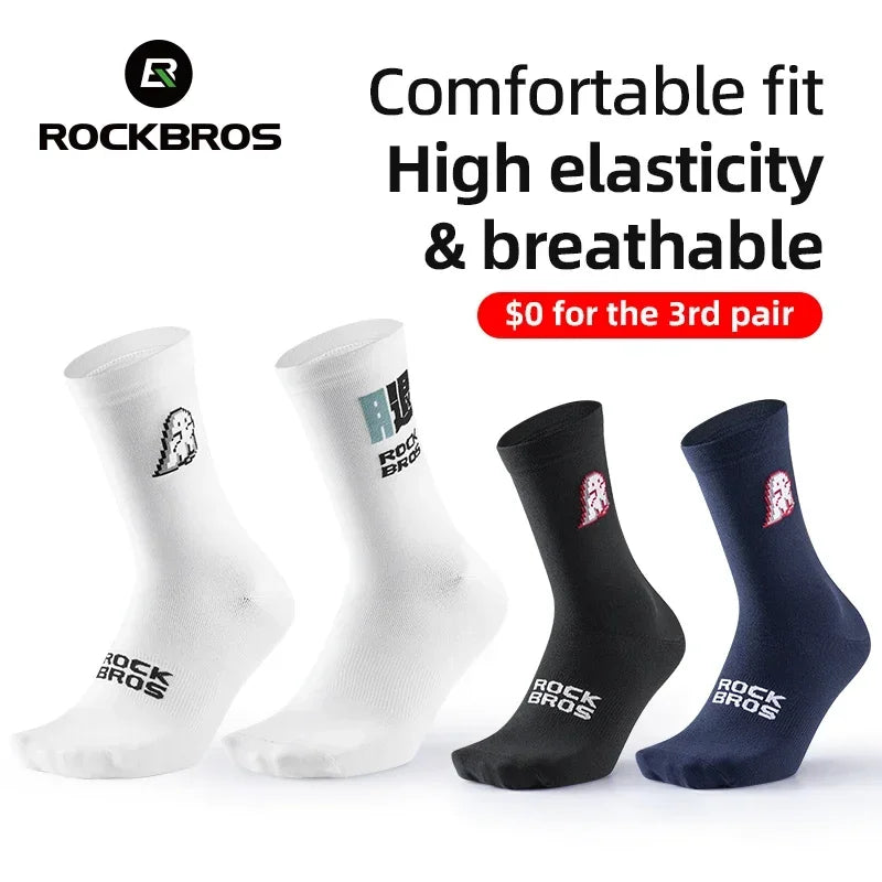 Rockbros Breathable High Elasticity Running And Cycling Socks