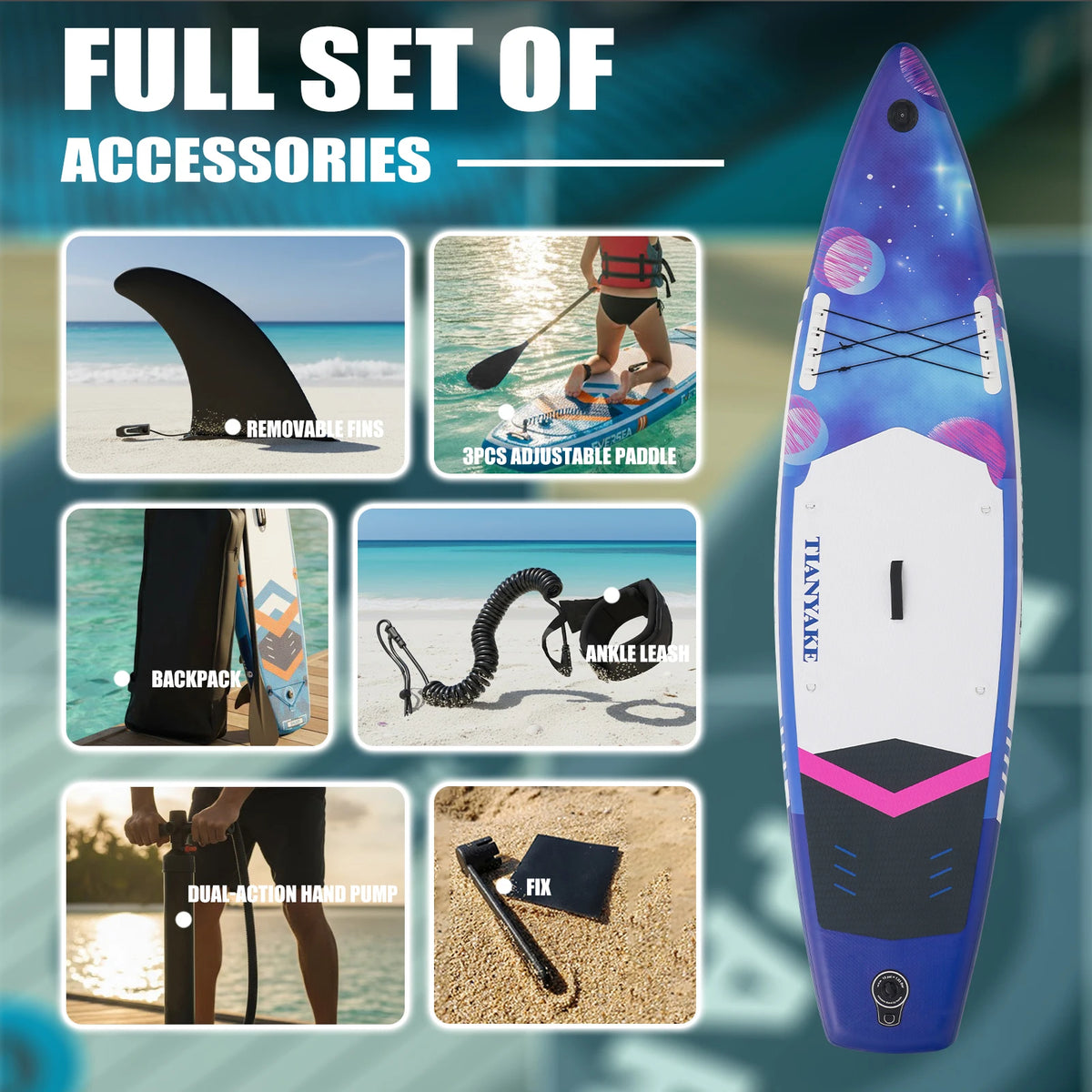 EGGORY Inflatable Stand Up Paddle Board For Outdoor Watersports