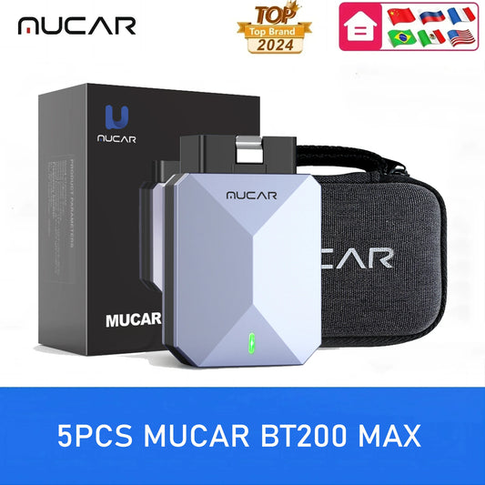 MUCAR BT200 OBD2 Car Diagnostic Scanner For Drivers With Lifetime Updates