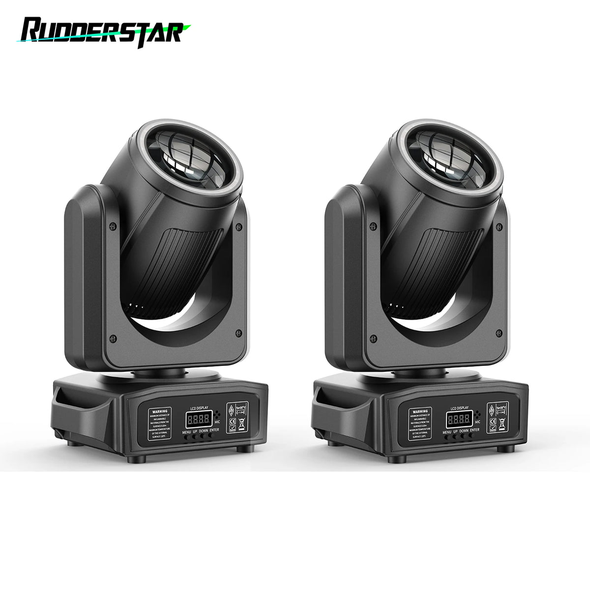 2PCS 150W RGB LED Moving Head Light Beam Effect Lighting DJ Disco Party Lights for Stage Concert Wedding Theater Live Show Club