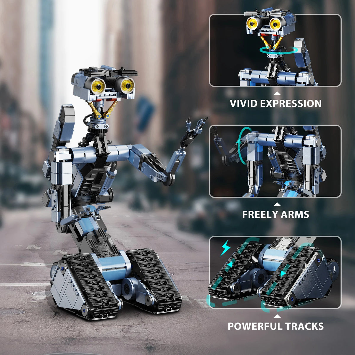 Robot Building Blocks Set Mechanical Construction Model Kit