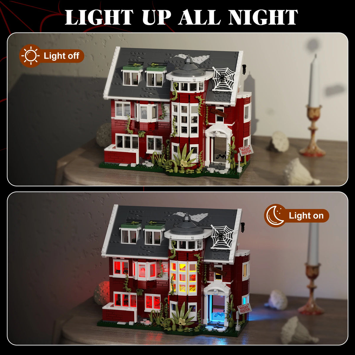 American Horror Story Murder House Building Blocks Home Decor Set