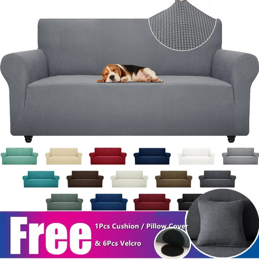 Stretch Jacquard Couch Cover Washable Pet Friendly Furniture Protector