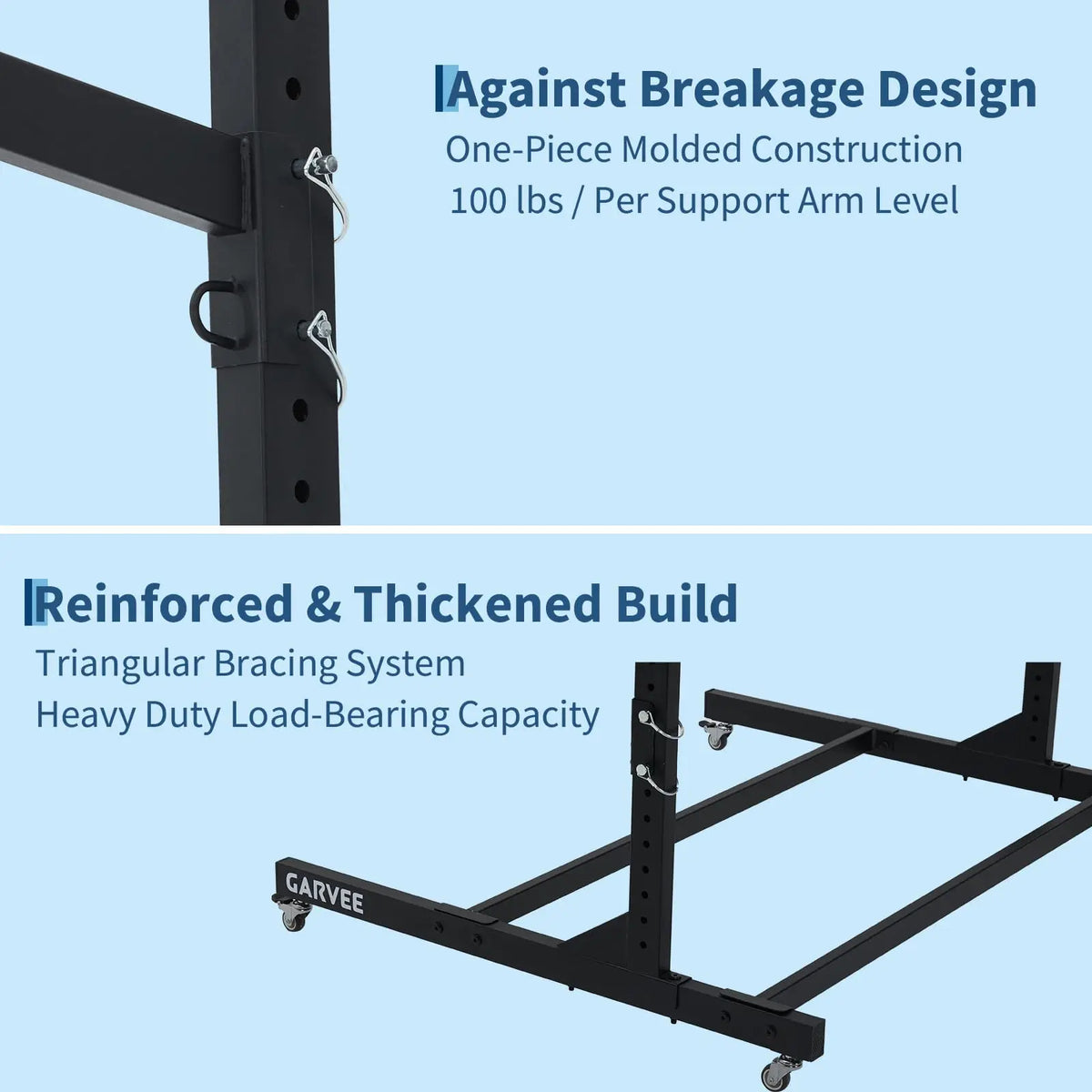 Heavy Duty Adjustable Freestanding Kayak Storage Rack