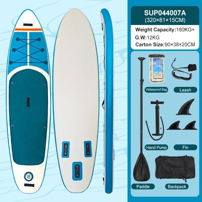 Funwater Inflatable Paddle Board Stand Up Surfboard With Accessories