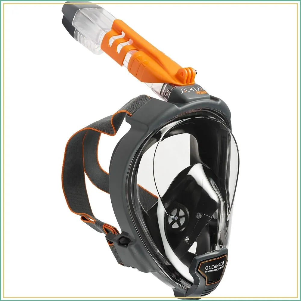 Full Face Snorkeling Mask Quick Release Buckle Panoramic View