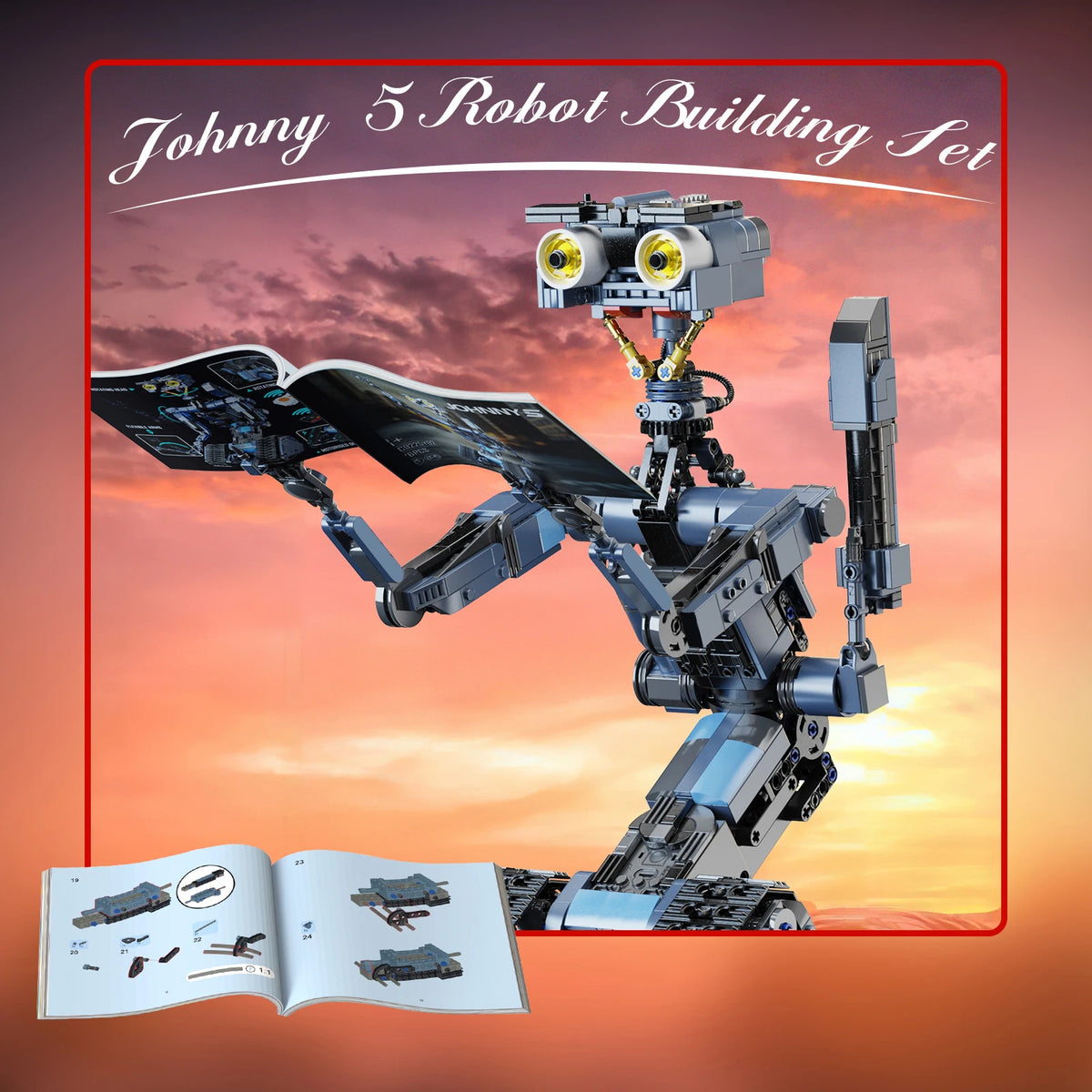 Robot Building Blocks Set Mechanical Construction Model Kit