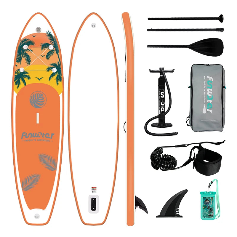 Funwater Inflatable Paddle Board Stand Up Surfboard With Accessories
