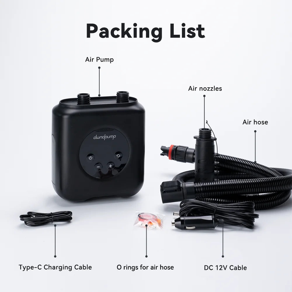 Electric Portable Rechargeable SUP Pump High Pressure Inflator