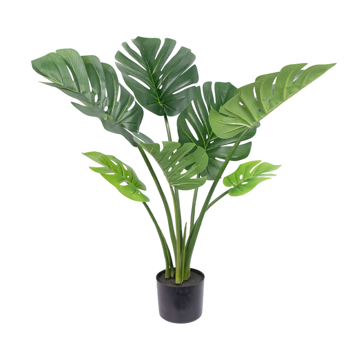 Artificial Monstera Deliciosa Faux Tropical Palm Tree for Home Decor