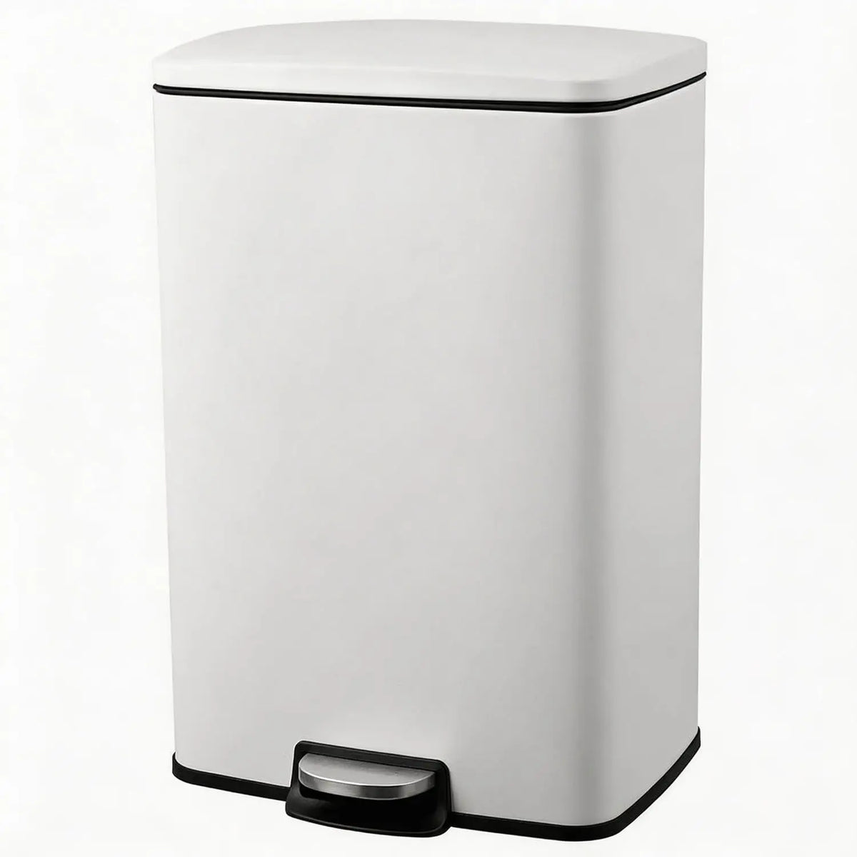 HiMISS Fingerprint Proof Stainless Steel Pedal Trash Bin