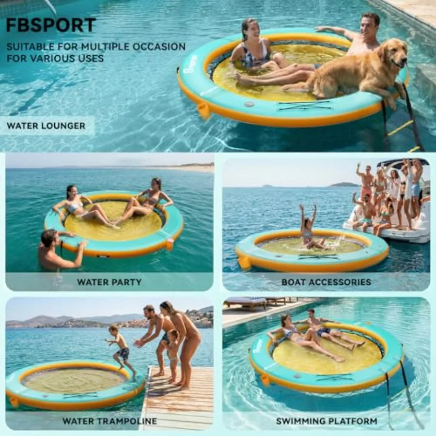 Premium Round Floating Ring With Cupholder For Lake Swimming