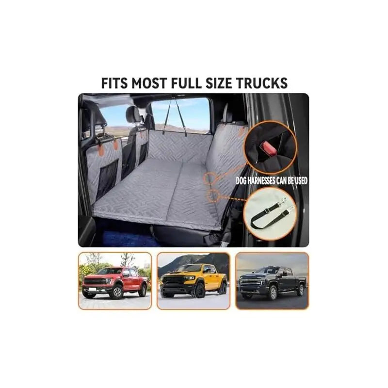 Waterproof Dog Car Seat Cover And Back Seat Extender