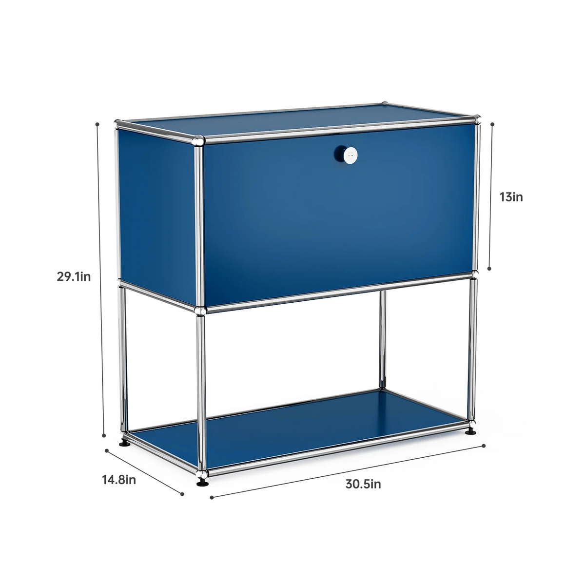 Modern Stainless Metal Storage Cabinet For Home Office Organization