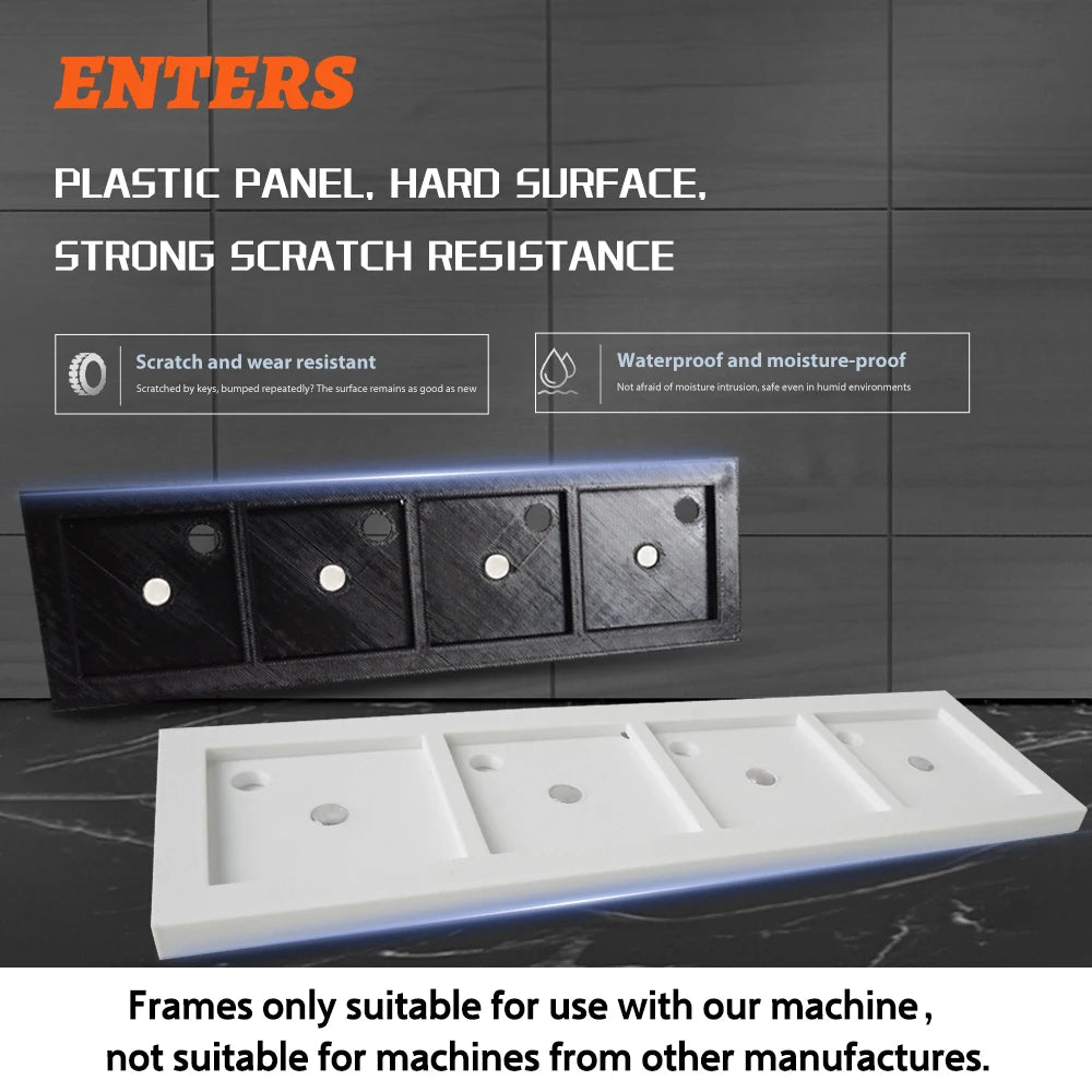10Pcs 50*50mm Wonderful Blank Photo Frame, Insert Fridge Magnets, Mini Magnetic Refrigerator Photo Picture Frames