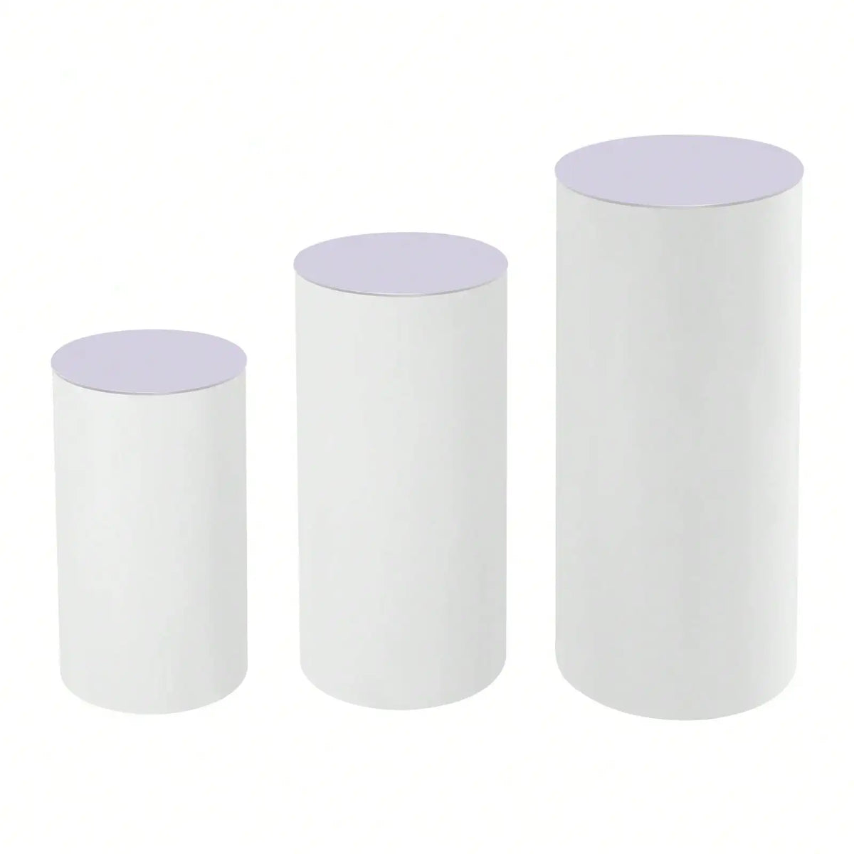 Acrylic Cylinder Pedestal Display Plinth For Wedding Events And Shows