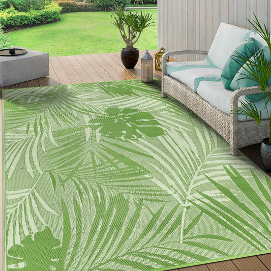 Waterproof Recycled Plastic Straw Outdoor Indoor Area Rug