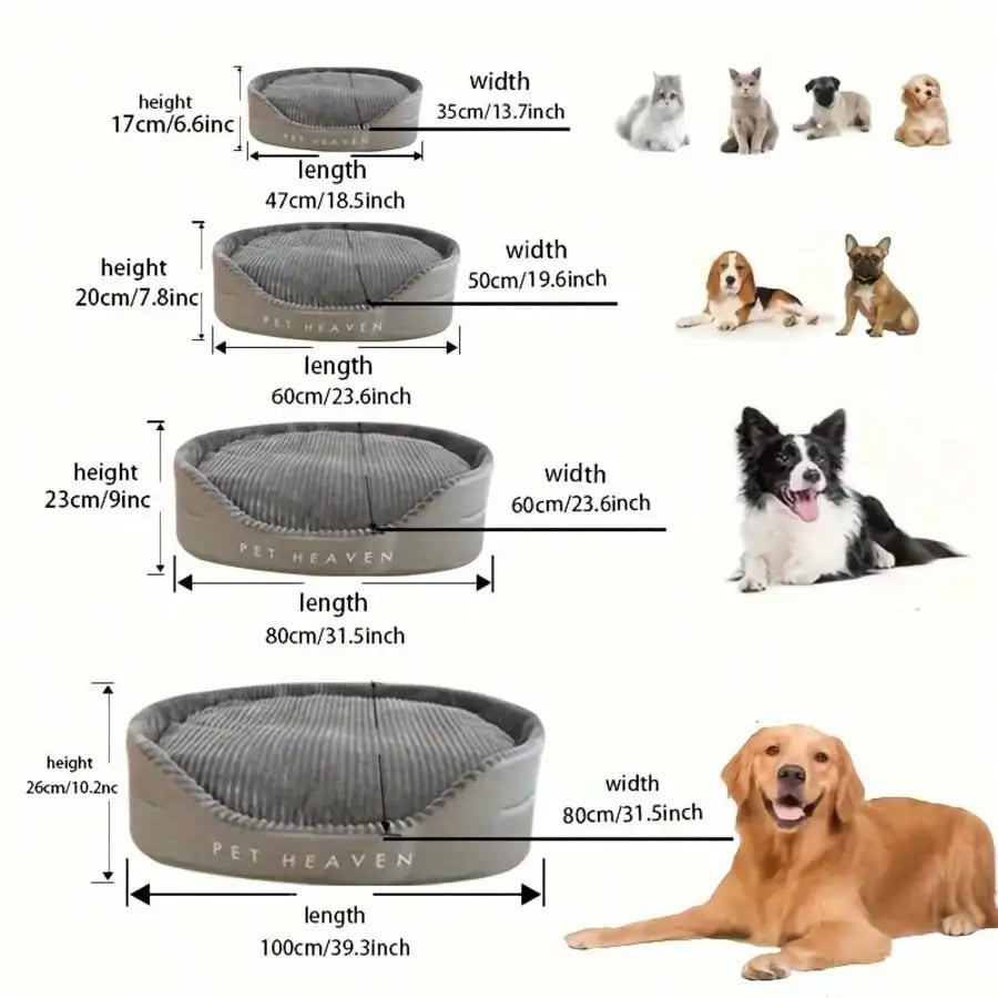 Ultimate Soft Cozy Pet Bed For Dogs And Cats Machine Washable Warm Rest