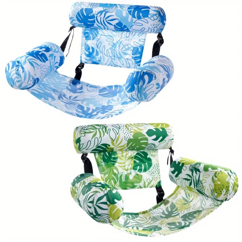 Joyfy Tropical Leaves Inflatable Pool Float Lounge Chair