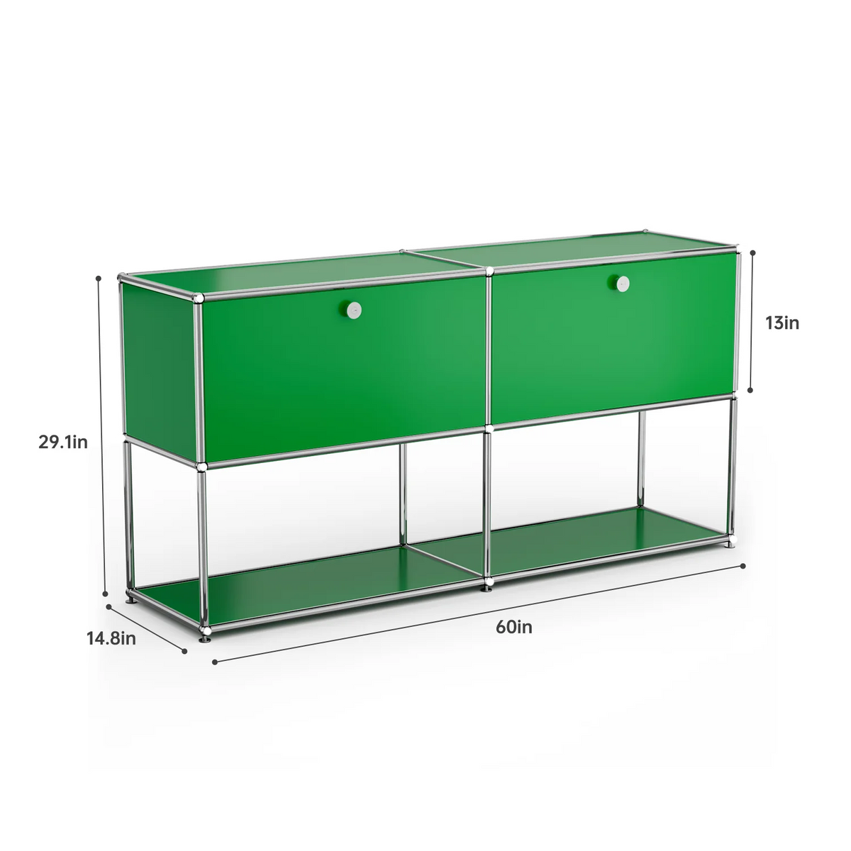 Modern Stainless Metal Storage Cabinet For Home Office Organization