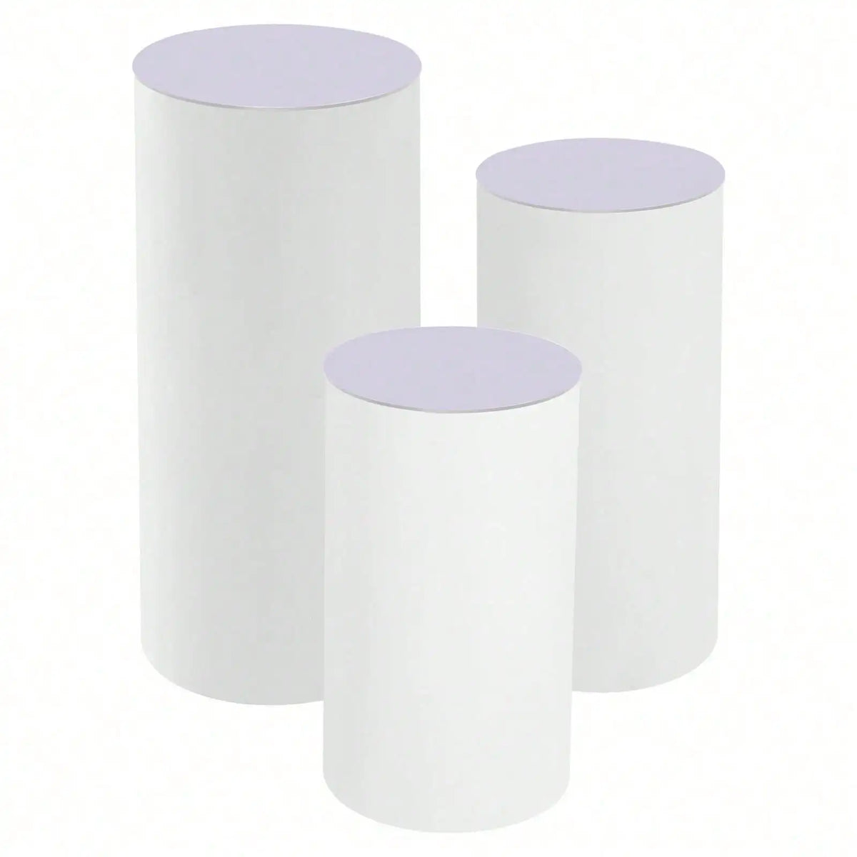 Acrylic Cylinder Pedestal Display Plinth For Wedding Events And Shows