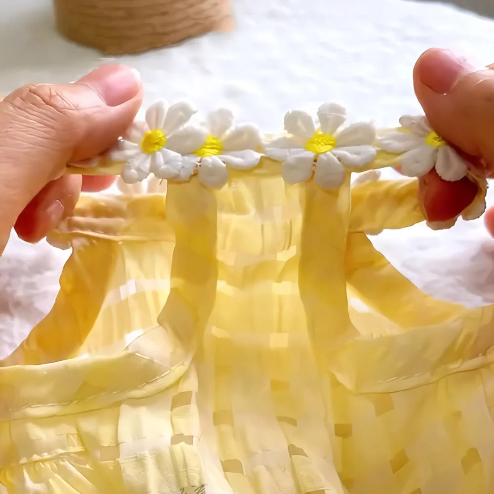 Elegant Breathable Floral Skirt For Small Dogs And Puppies