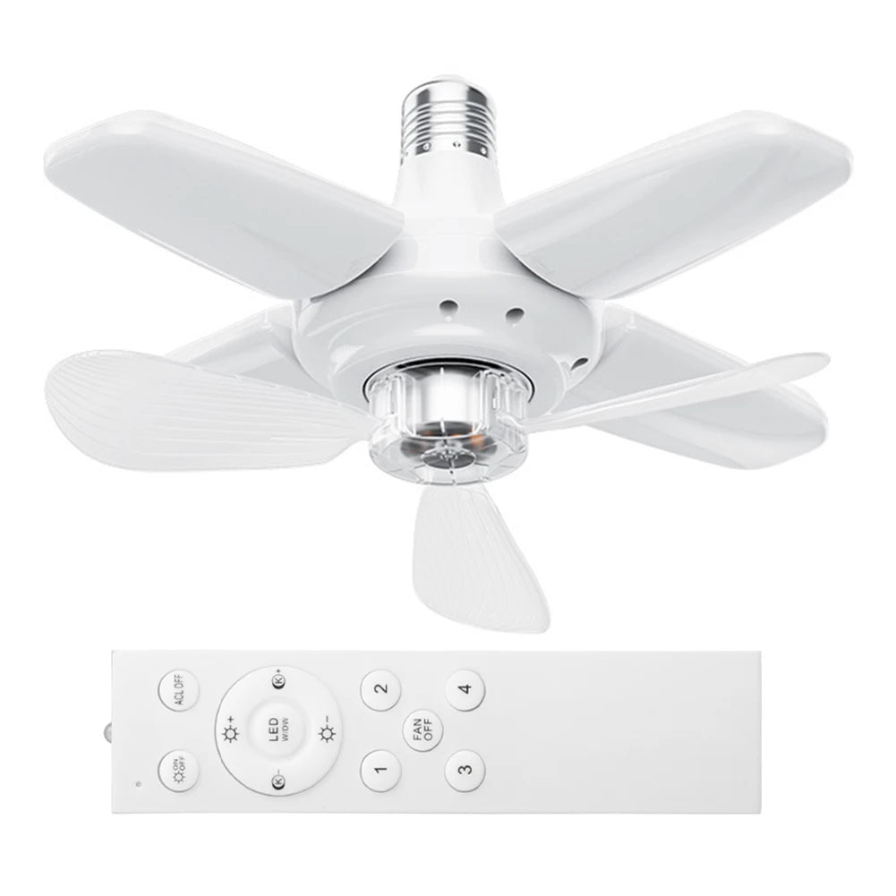 Sikiwind Modern Ceiling Fan With Led Light And Remote Control