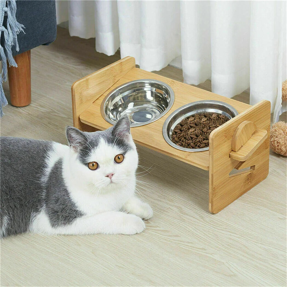 Elevated Dog Bowls Promote Optimal Digestion With Premium Adjustable Stand