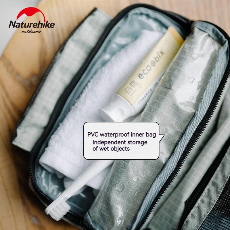 Naturehike SN03 Waterproof Dry Wet Hanging Toiletry Bag