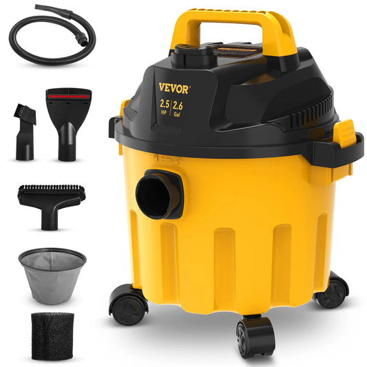 SucceBuy Wet Dry Vac With HEPA Filter 3 In 1 Portable Blower For Garage