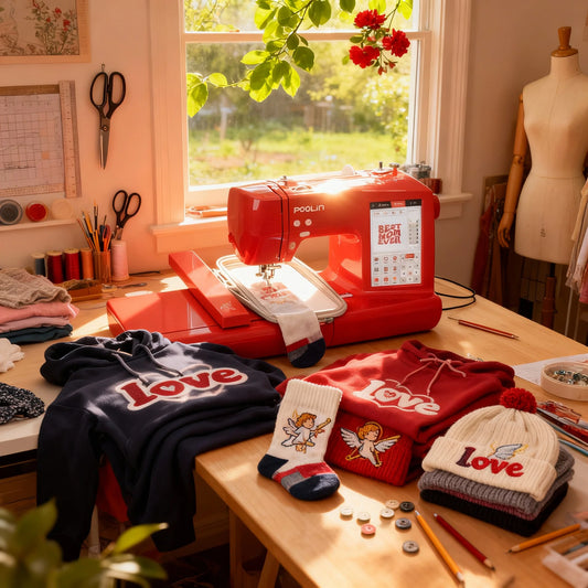 Computerized Embroidery Machine Smart Display For Beginners