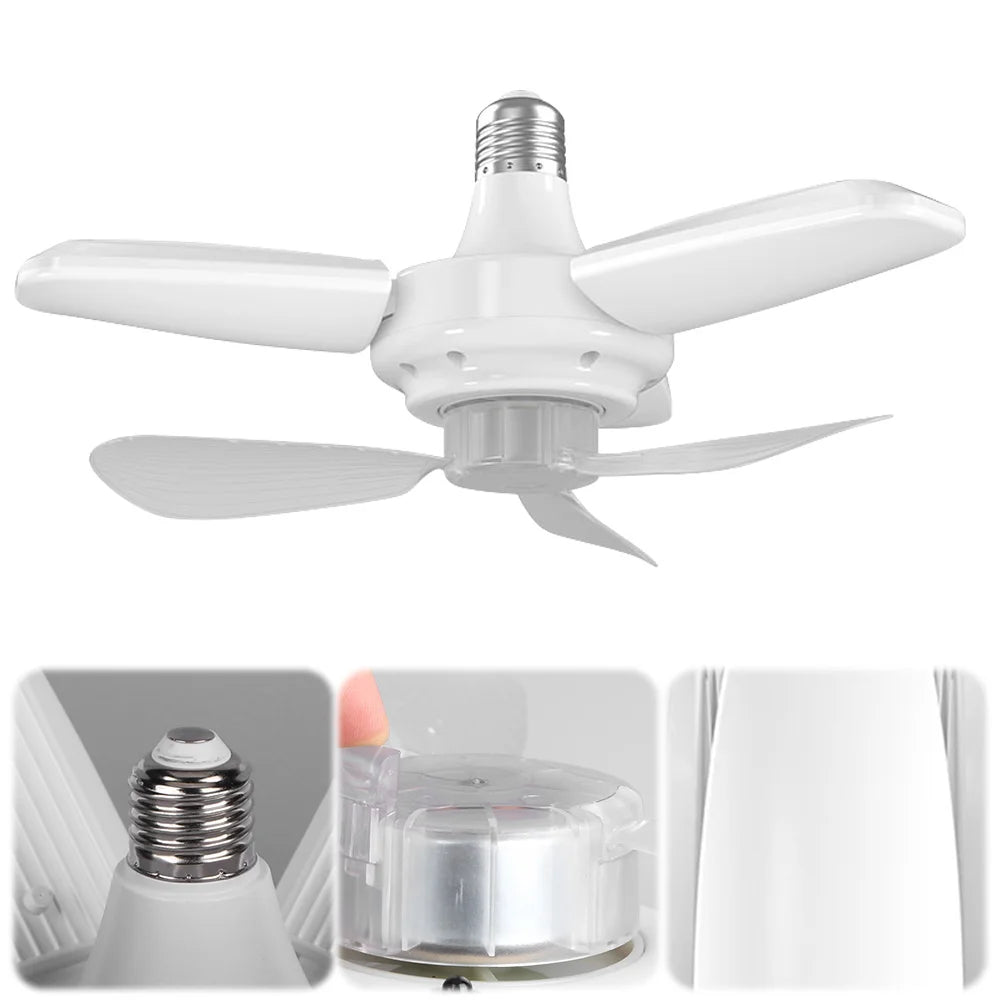 Sikiwind Modern Ceiling Fan With Led Light And Remote Control