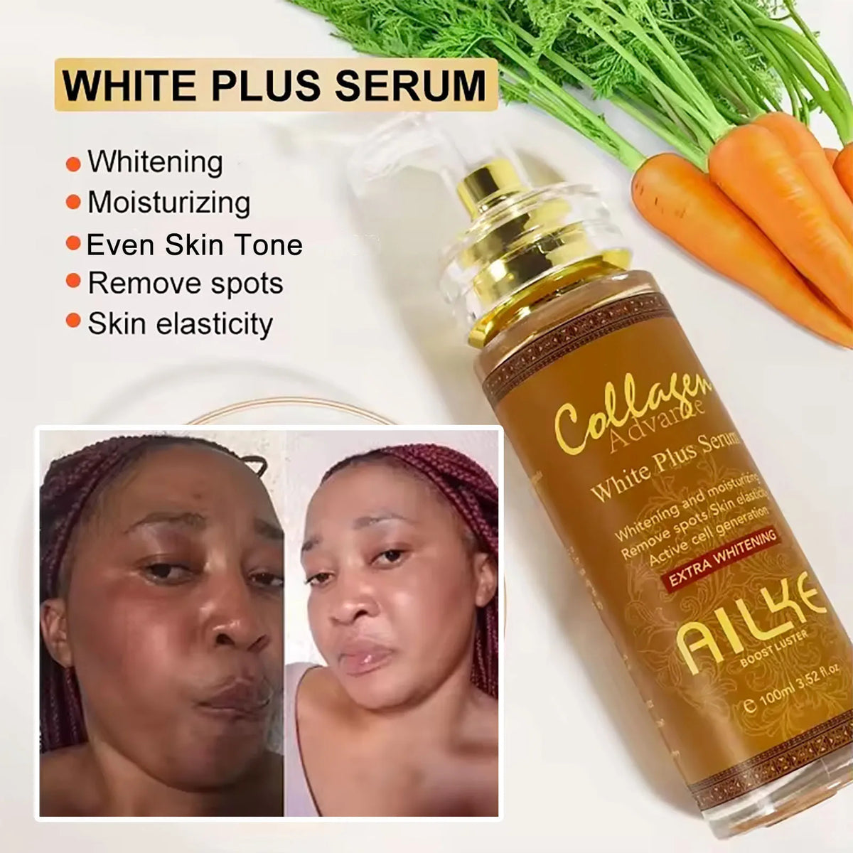 AILKE Advanced Skin Lightening Serum For Flawless Tone
