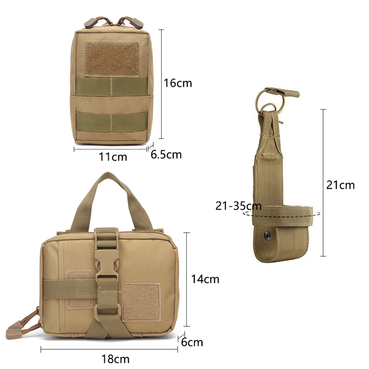 Tactical Dog Harness With Molle Pouches And Padded Nylon Vest