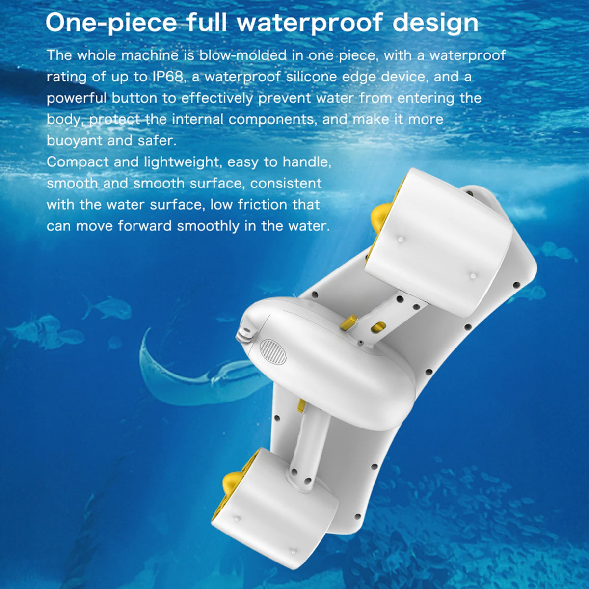 No Brand Dual Motor Ip68 Waterproof Underwater Scooter With Camera Mount