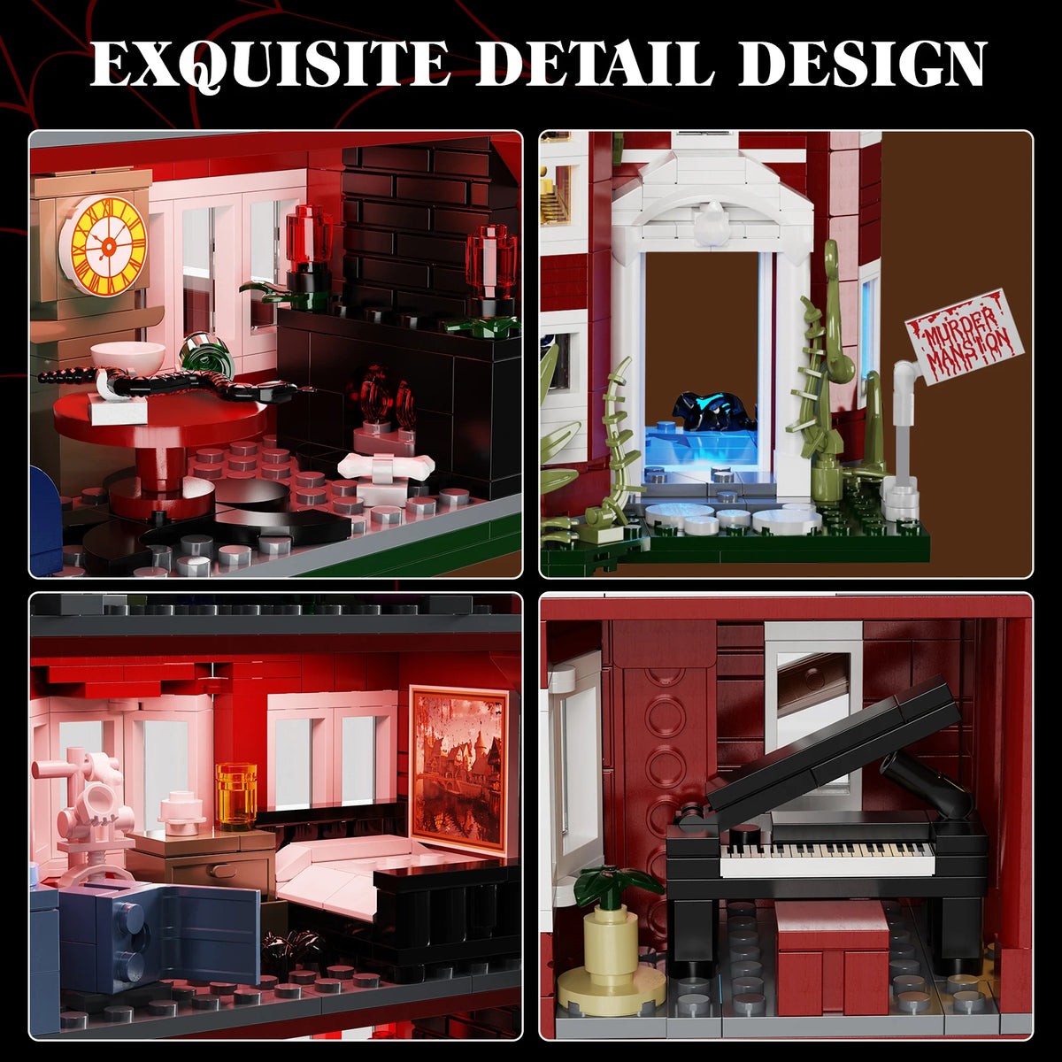 American Horror Story Murder House Building Blocks Home Decor Set