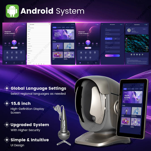 Myoslim X3 Pro 36 Million Pixel AI Skin Analyzer