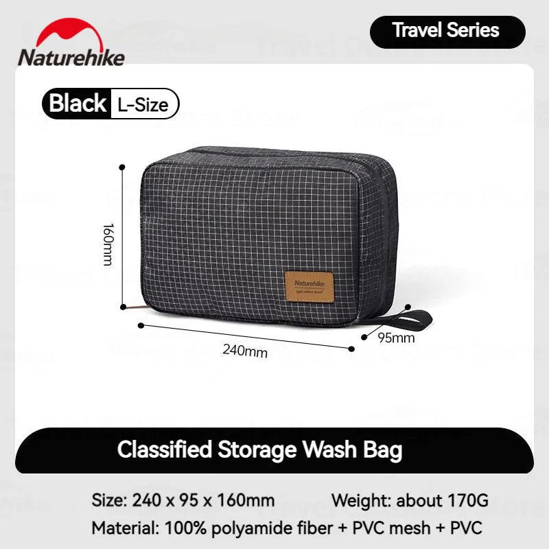 Naturehike SN03 Waterproof Dry Wet Hanging Toiletry Bag
