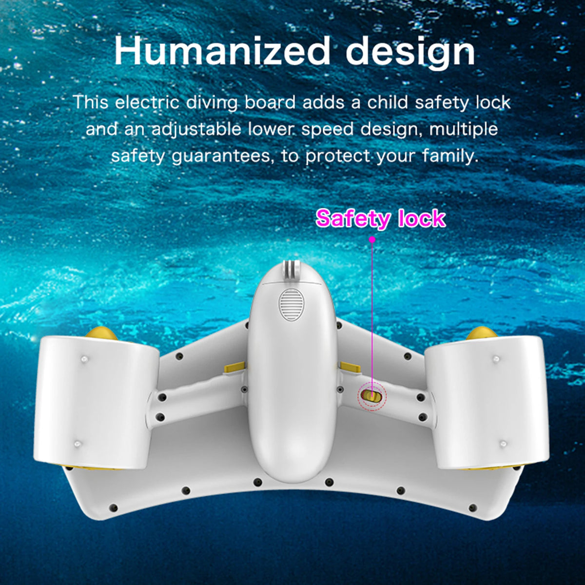 No Brand Dual Motor Ip68 Waterproof Underwater Scooter With Camera Mount